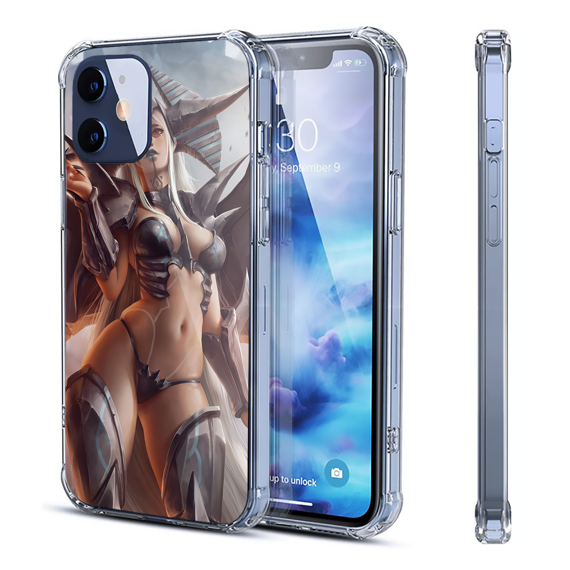 （画像用） 遊☆戯☆王 Yu-Gi-Oh! 【iPhone 12シリーズ対応】透明スマホケース（クリアソフトケース）